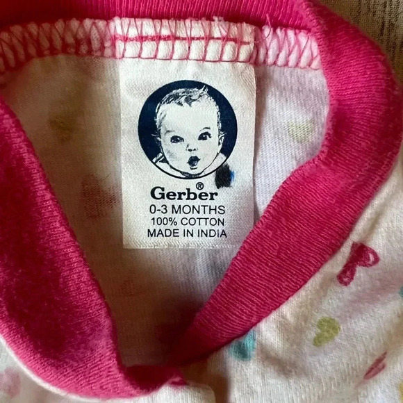 Gerber/Cloud Island 0-3 months Sleep & Play outfits - Picture 6 of 7